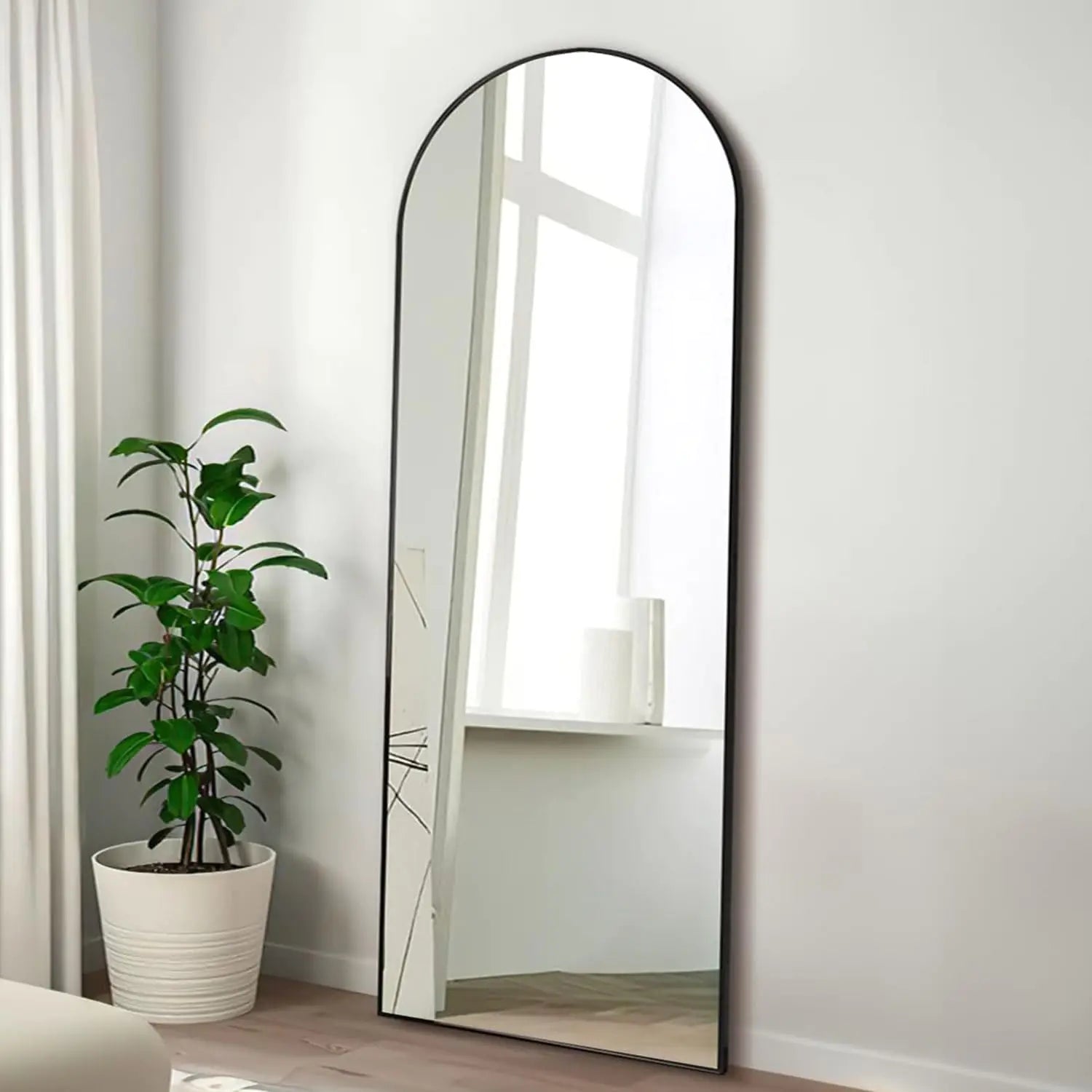 ArchedTop 57"x20" Full Body Mirror with Stand
